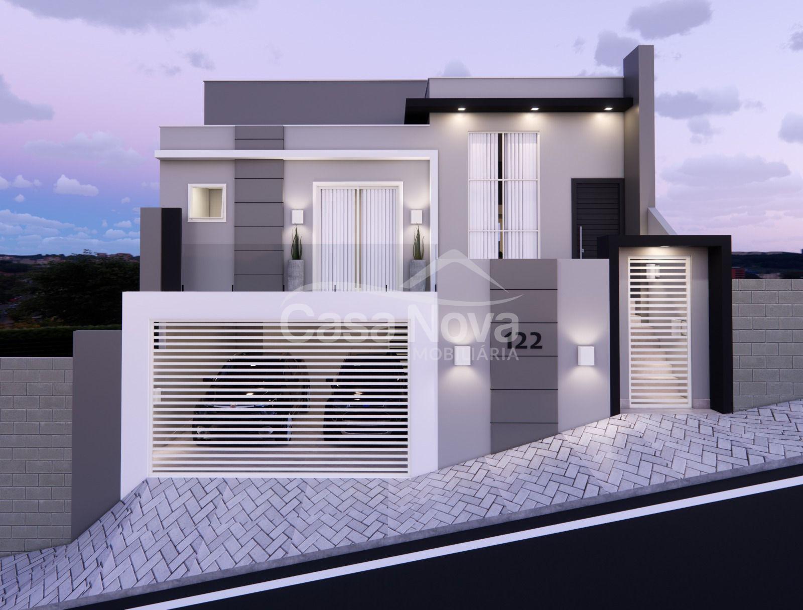 Casa em construção no bairro Real Parque em Barbacena - MG