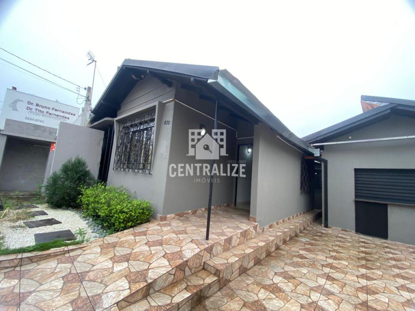 Casa comerial para locação, 5 salas, centro - PONTA GROSSA - PR
