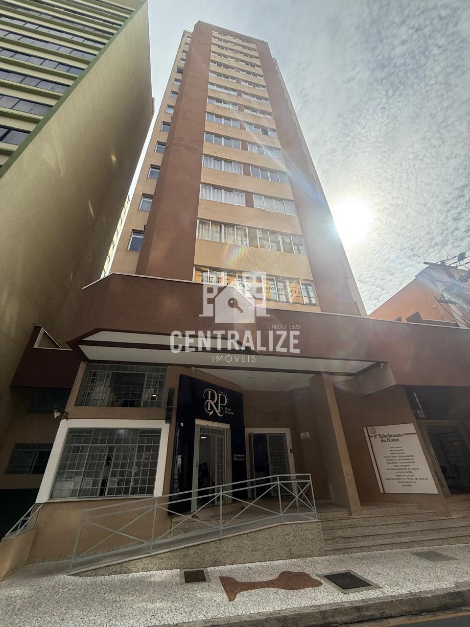 Sala comercial para locação no Centro no Edifício Vidal Correia - Ponta Grossa-PR