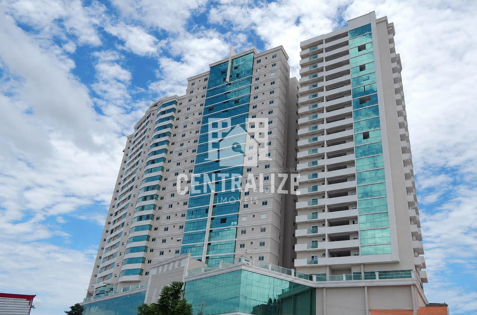 Apartamento Edifício Santos Dumont Torre Brasil para locação no Centro Ponta Grossa -  Pr