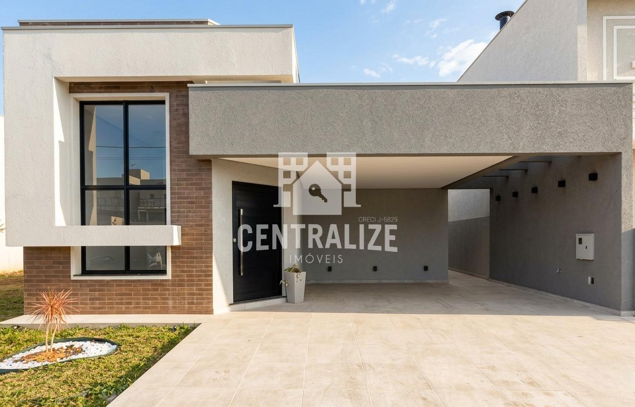 Casa para locação com 3 quartos no Condomínio Parque Paysage Doman, Cara-Cara - Ponta Grossa