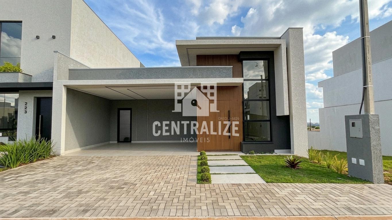 Casa à venda com 3 quartos no Condomínio Ecoville, Contorno - Ponta Grossa