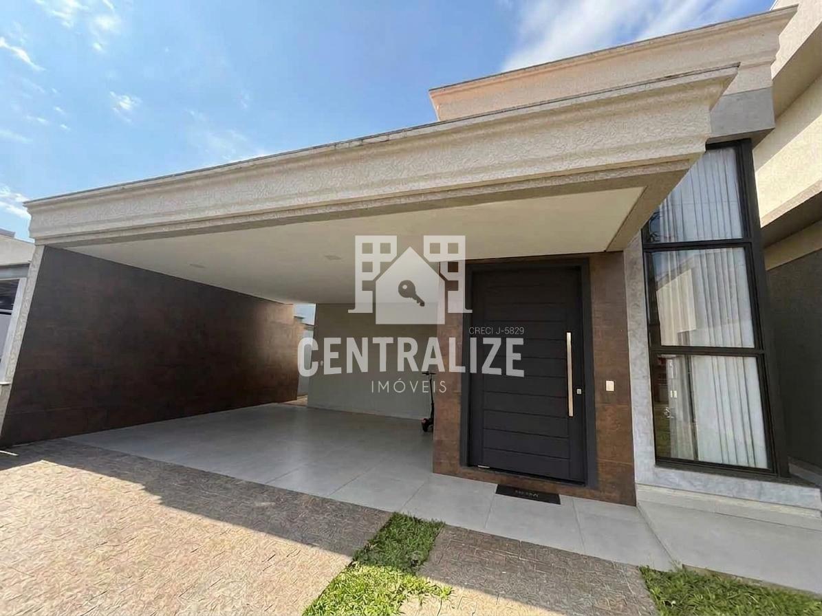 Casa a venda, com 3 quartos, sendo 1 suíte, Condomínio Vale dos Vinhedos - Ponta Grossa PR