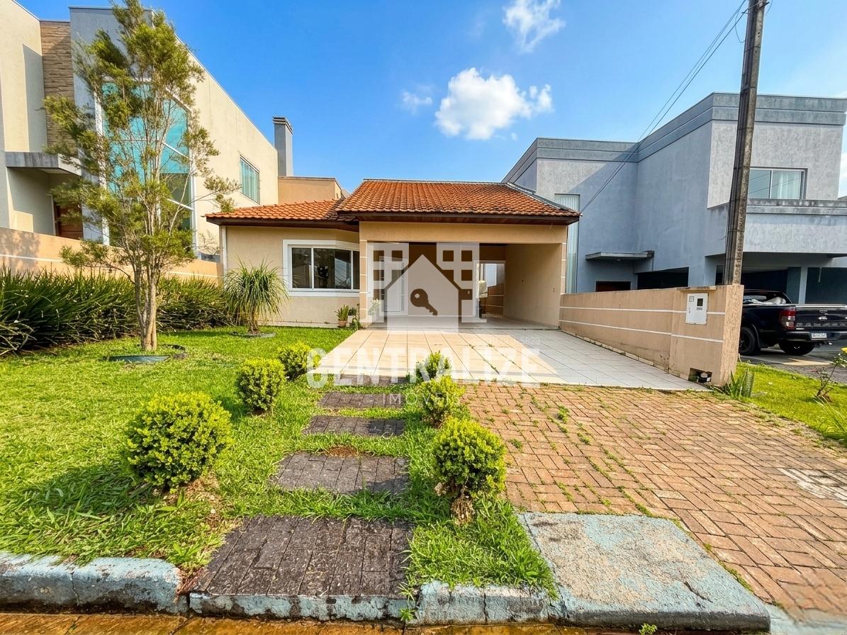 Casa para locação com 3 quartos, sendo 1 suíte master, Condomínio Parque dos Franceses -Ponta Grossa