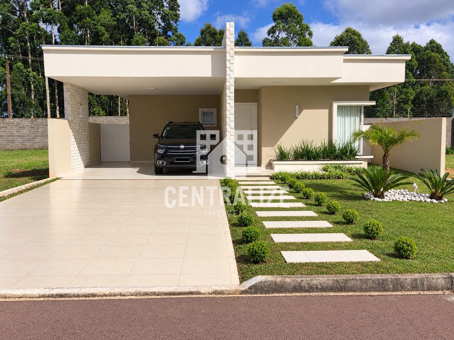 Casa á venda com 3 quartos, sendo 1 suíte no Fontana de Trevi, Jardim Carvalho - Ponta Grossa
