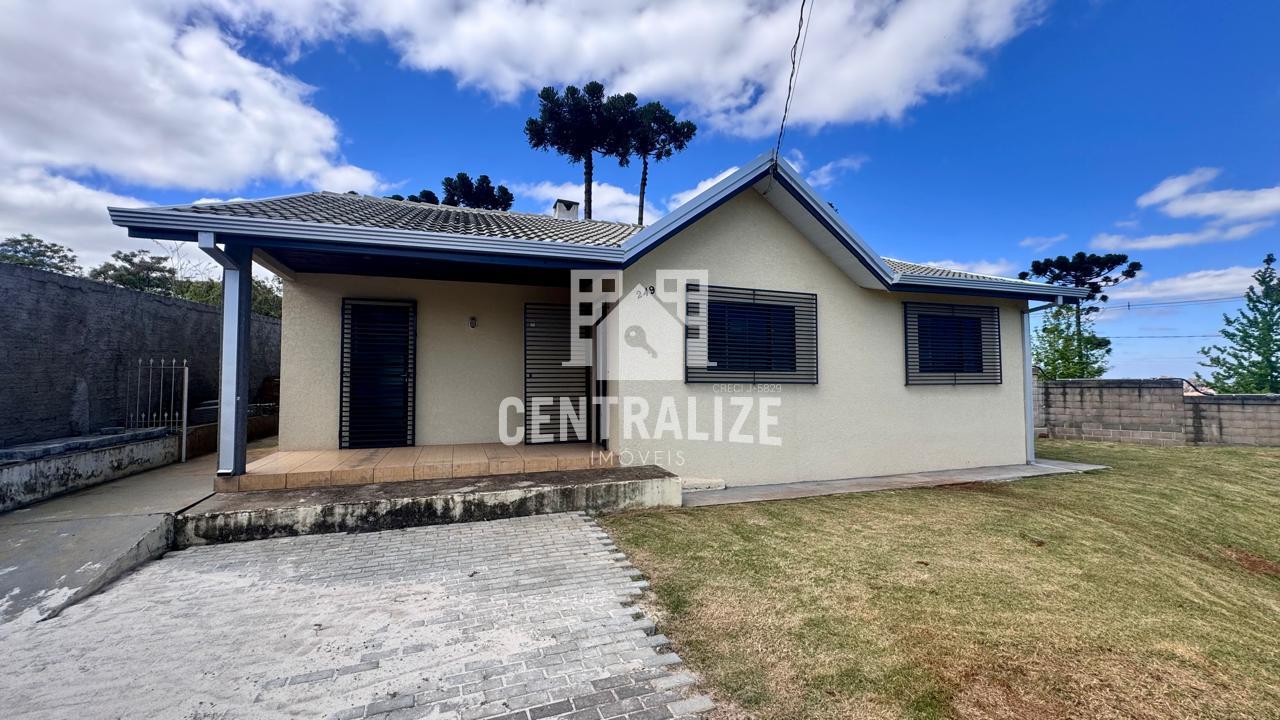 Casa versátil com 3 quartos, sendo 1 suíte para locação no Cará-Cará, Ponta Grossa - PR