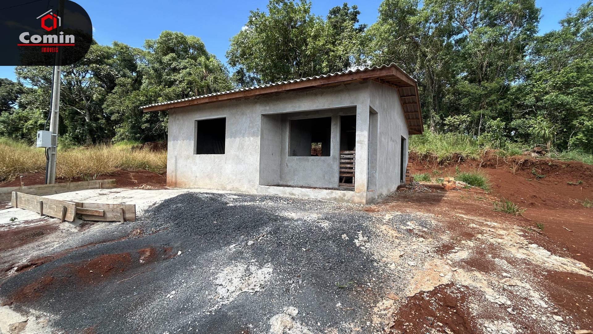Casa em fase de construção no Loteamento Alvorada.