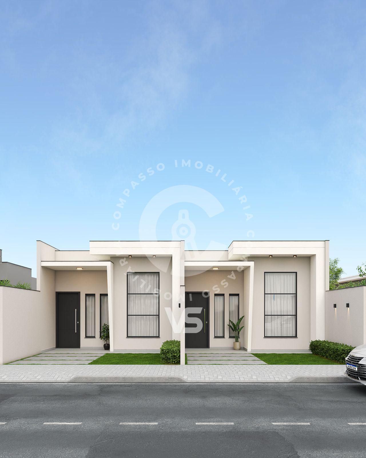Casa nova à venda com 2 quartos moderna, Conjunto C, FOZ DO IG...