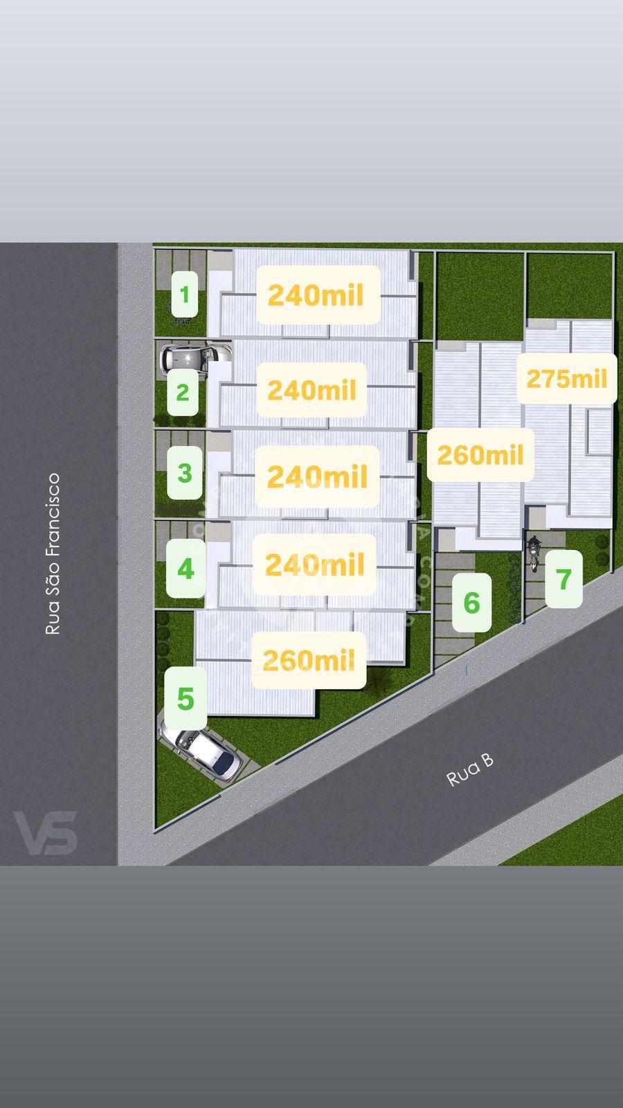 Casa noca à venda com 2 quartos moderna, Conjunto C, FOZ DO IG...