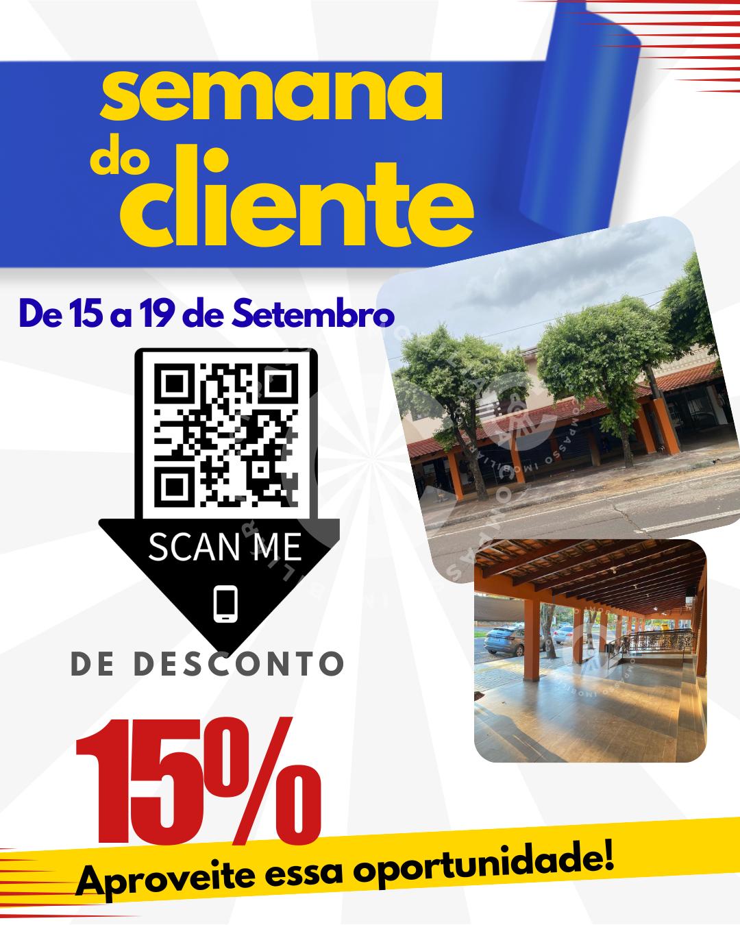 Sala Comercial para locação,110.00 m , Vila A, FOZ DO IGUACU - PR