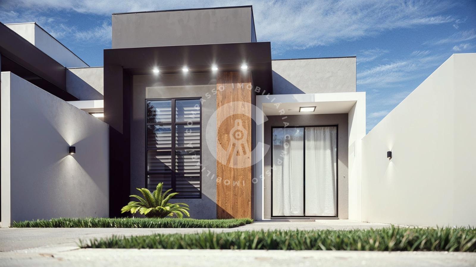 Casa nova no Jardim Ipê III com 1 suíte, 1 quarto e layout fun...