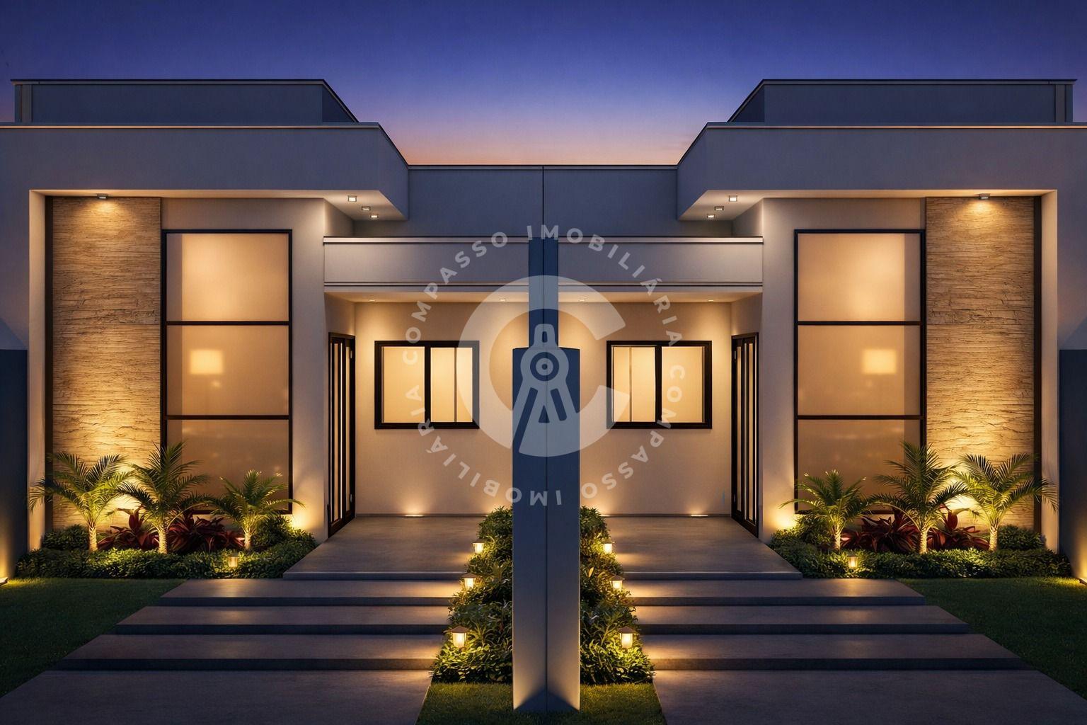 Casa nova no Cognópolis com 1 suíte, 2 quartos e layout funcio...