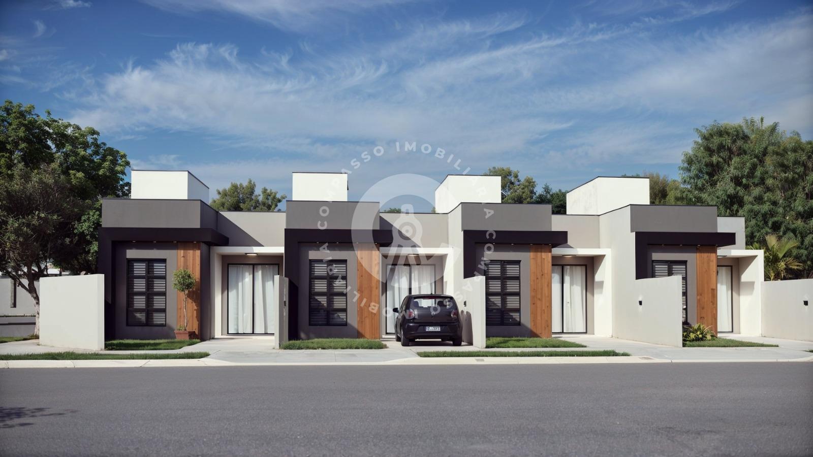 Casa nova no Jardim Ipê III com 1 suíte, 1 quarto e layout fun...