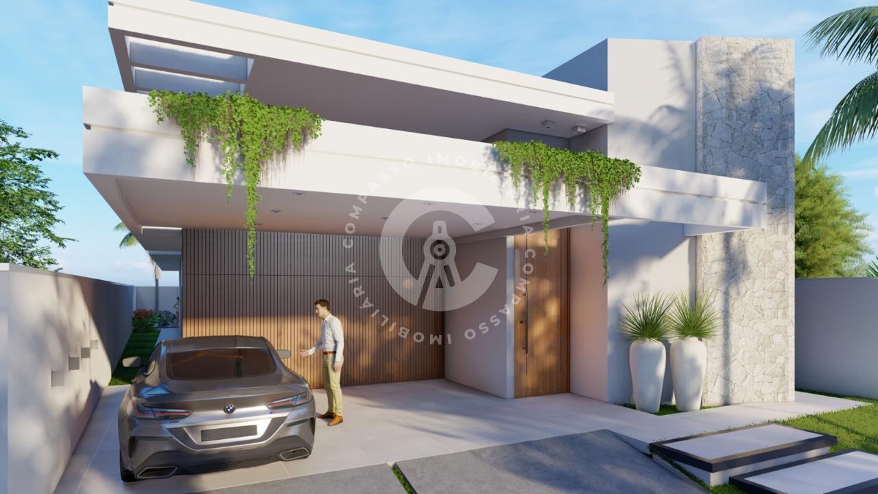 Casa alto padrão no Royal Boulevard com 3 suítes, piscina e pr...