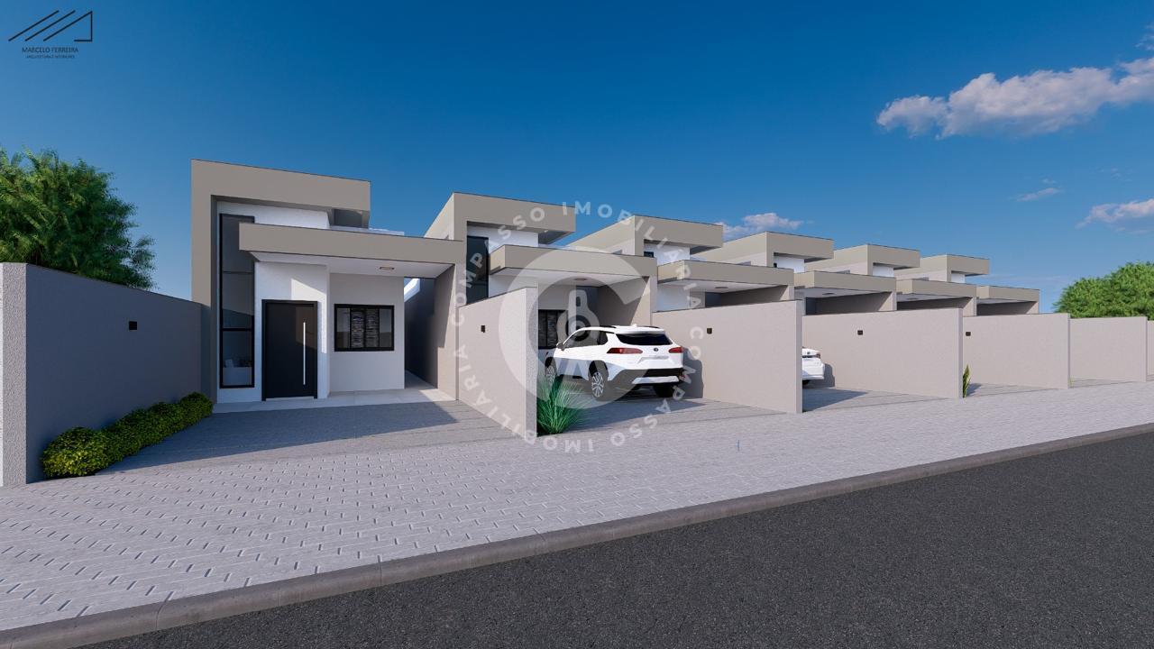 Casas no Campos do Iguaçu com suíte, garagem e projeto moderno.