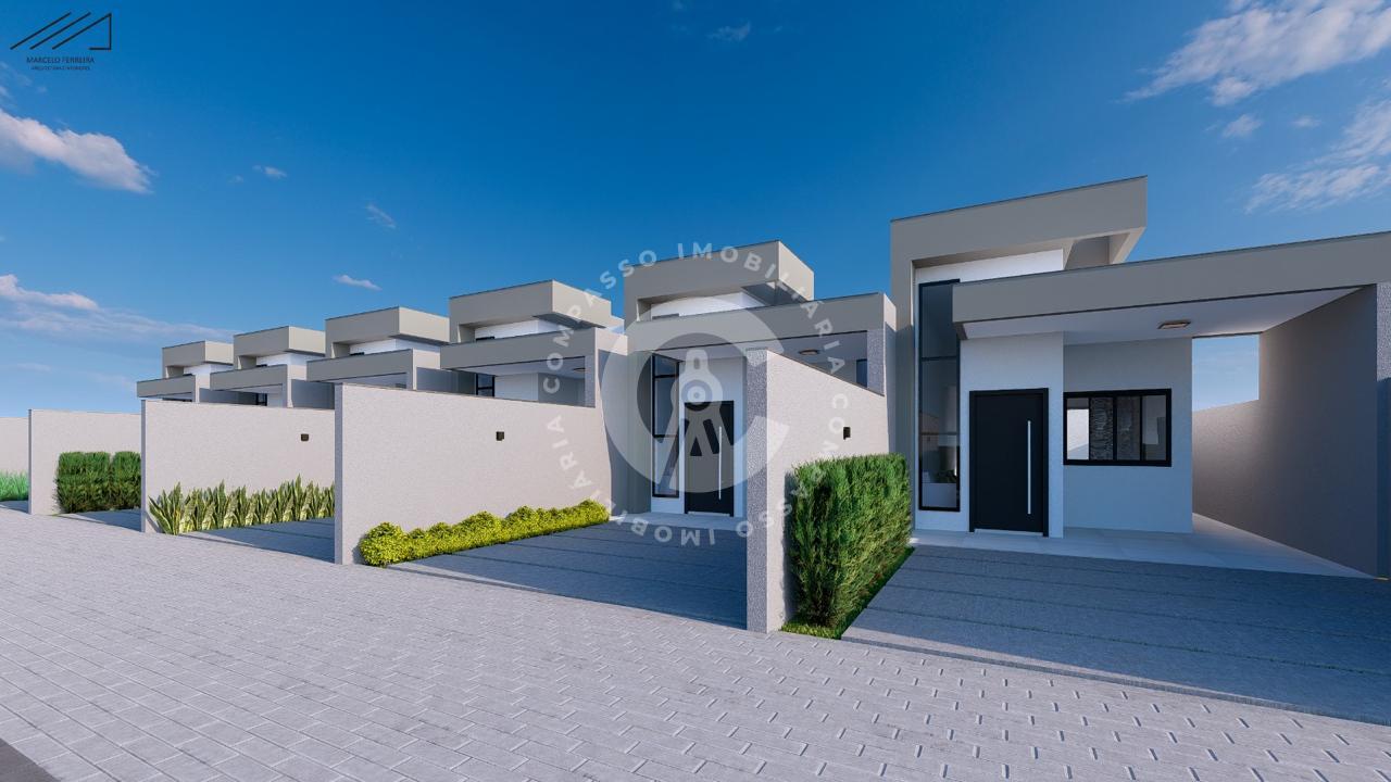 Casas no Campos do Iguaçu com suíte, garagem e projeto moderno.