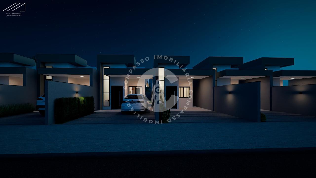 Casas no Campos do Iguaçu com suíte, garagem e projeto moderno.