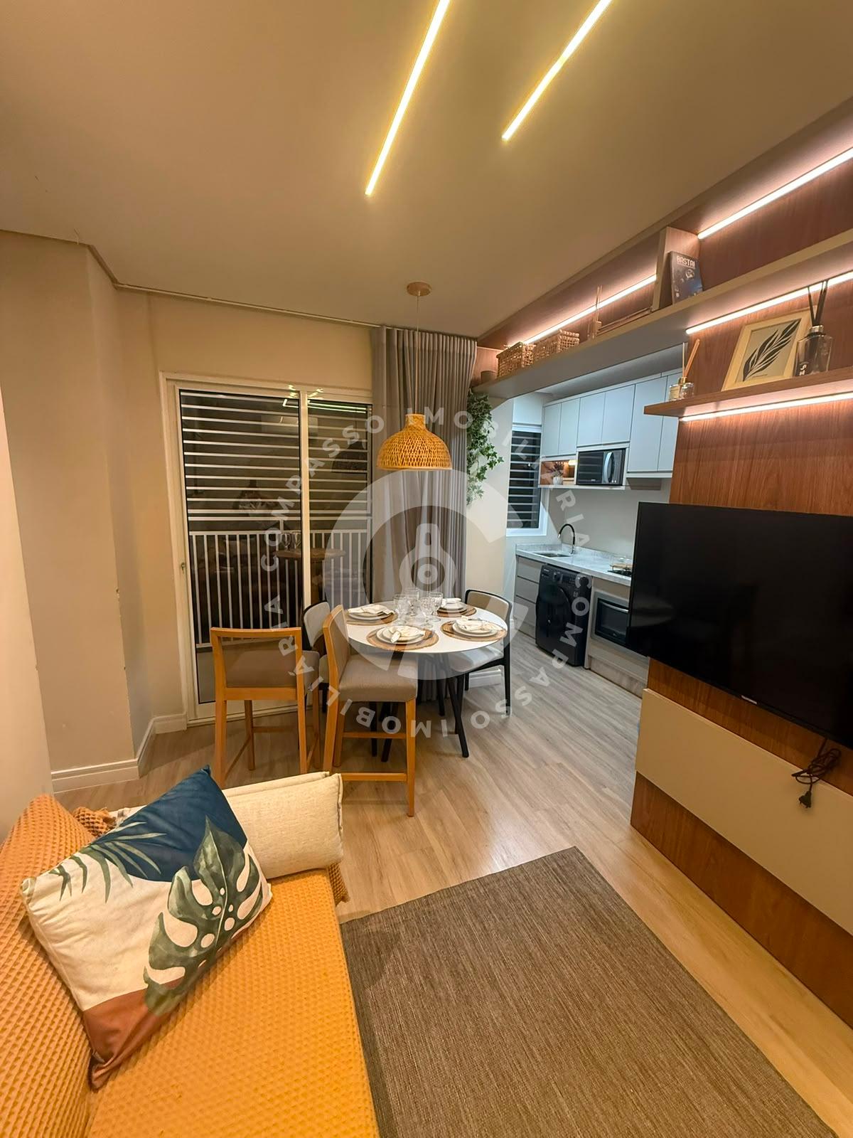 Apartamento com 2 dormitórios sendo 1 suíte, 47m2, Sunset Club...