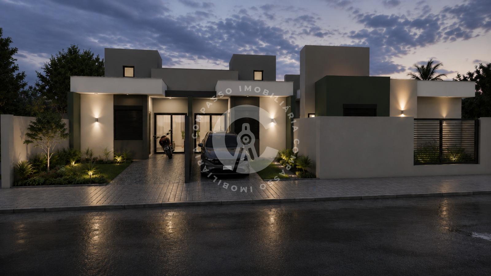 Casa com 2 dormitórios sendo um suíte à venda, Vila Carimã, FO...