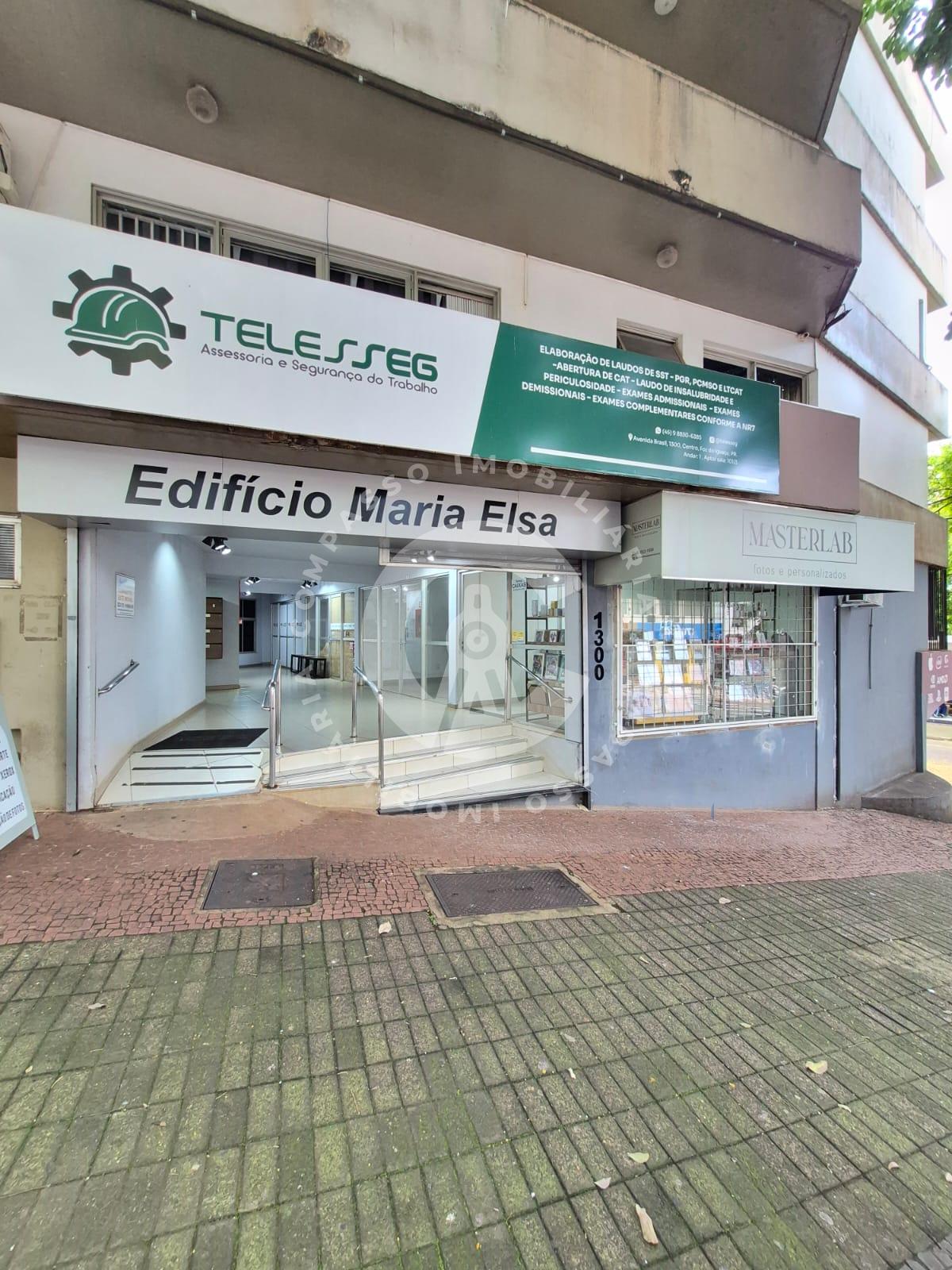 Sala Comercial para locação no Edf. Maria Elsa, Centro, FOZ DO IGUACU - PR