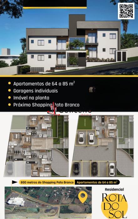 VENDE APARTAMENTO EDIFÍCIO ROTA DO SOL  SÃO LUIZ, PATO BRANCO ...