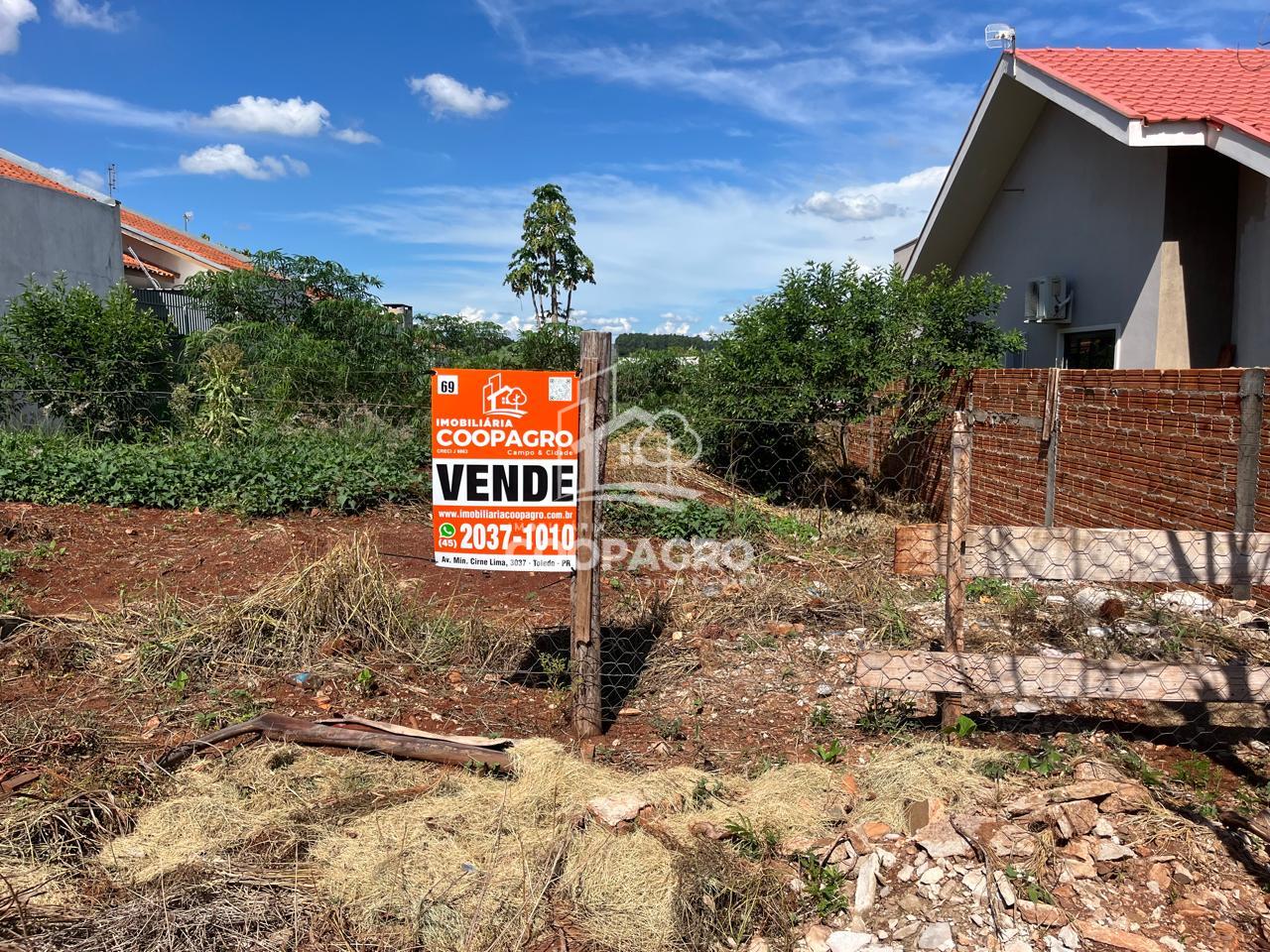 Terreno à venda localizado no Jardim Concórdia em Toledo - PR