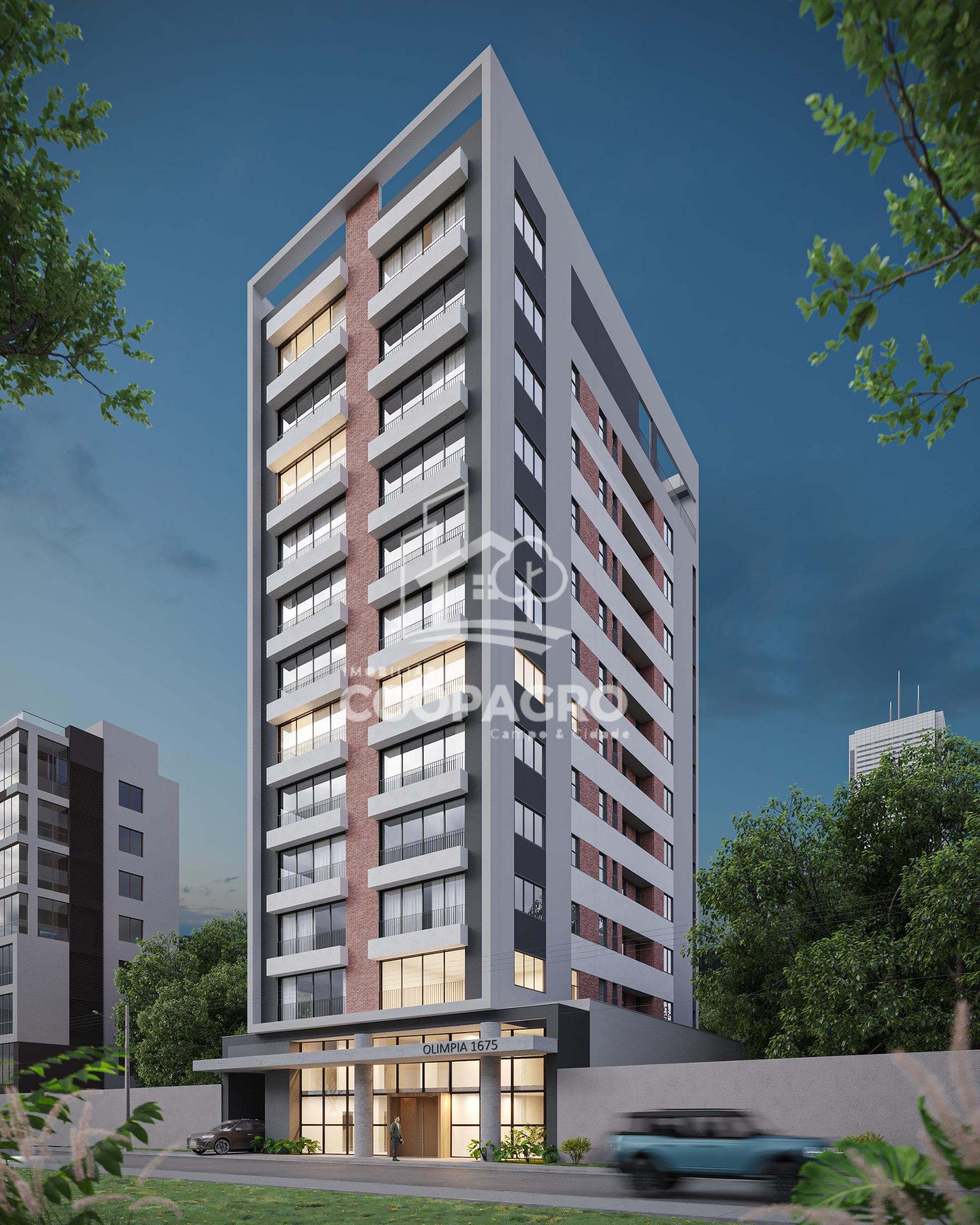 Apartamento no Edifício Olímpia - Centro - Toledo - PR.