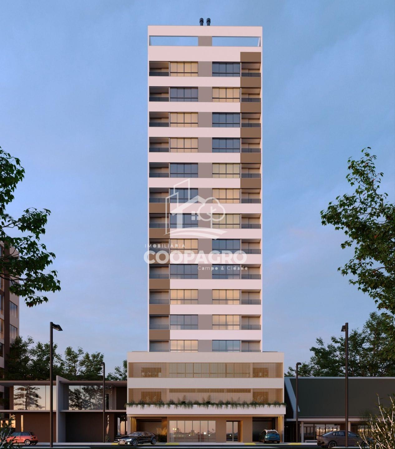 Apartamento á venda, no Edifício Marcante - Centro - Toledo - PR.