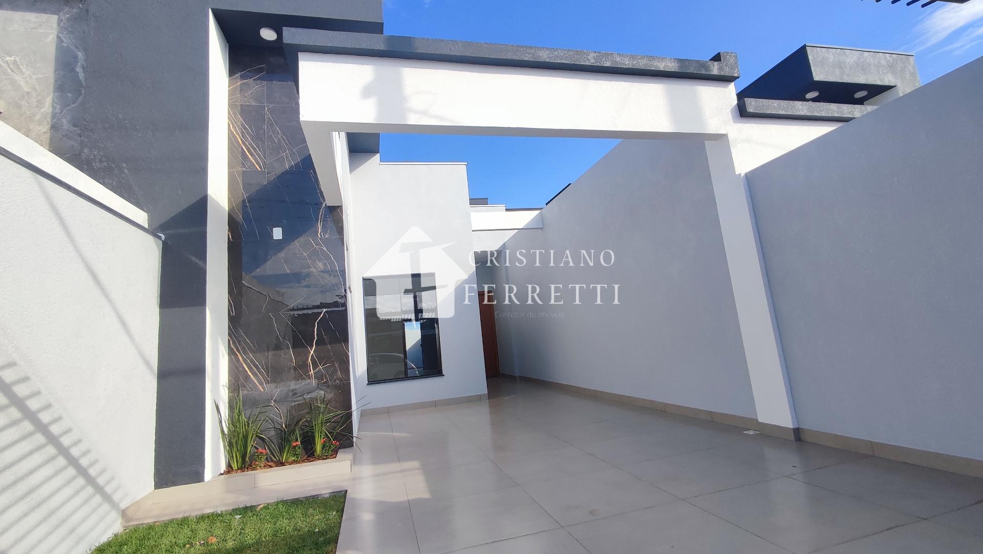 Casa com  suíte e pé direito alto à venda no Jardim Coopagro, ...