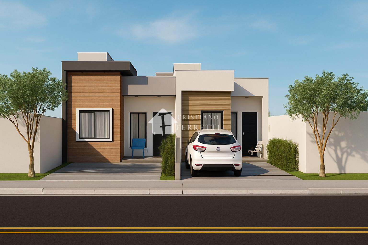 IMÓVEL COM CONSTRUÇÃO COM 3 QUARTOS