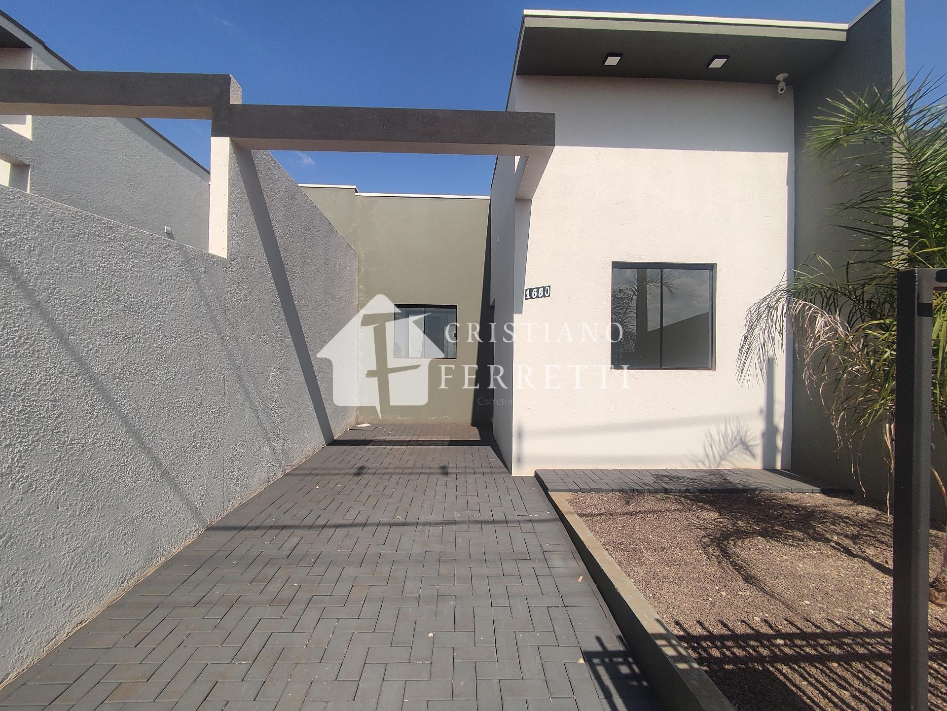 Casa com dois dormitórios, sala e cozinha integrados à venda n...