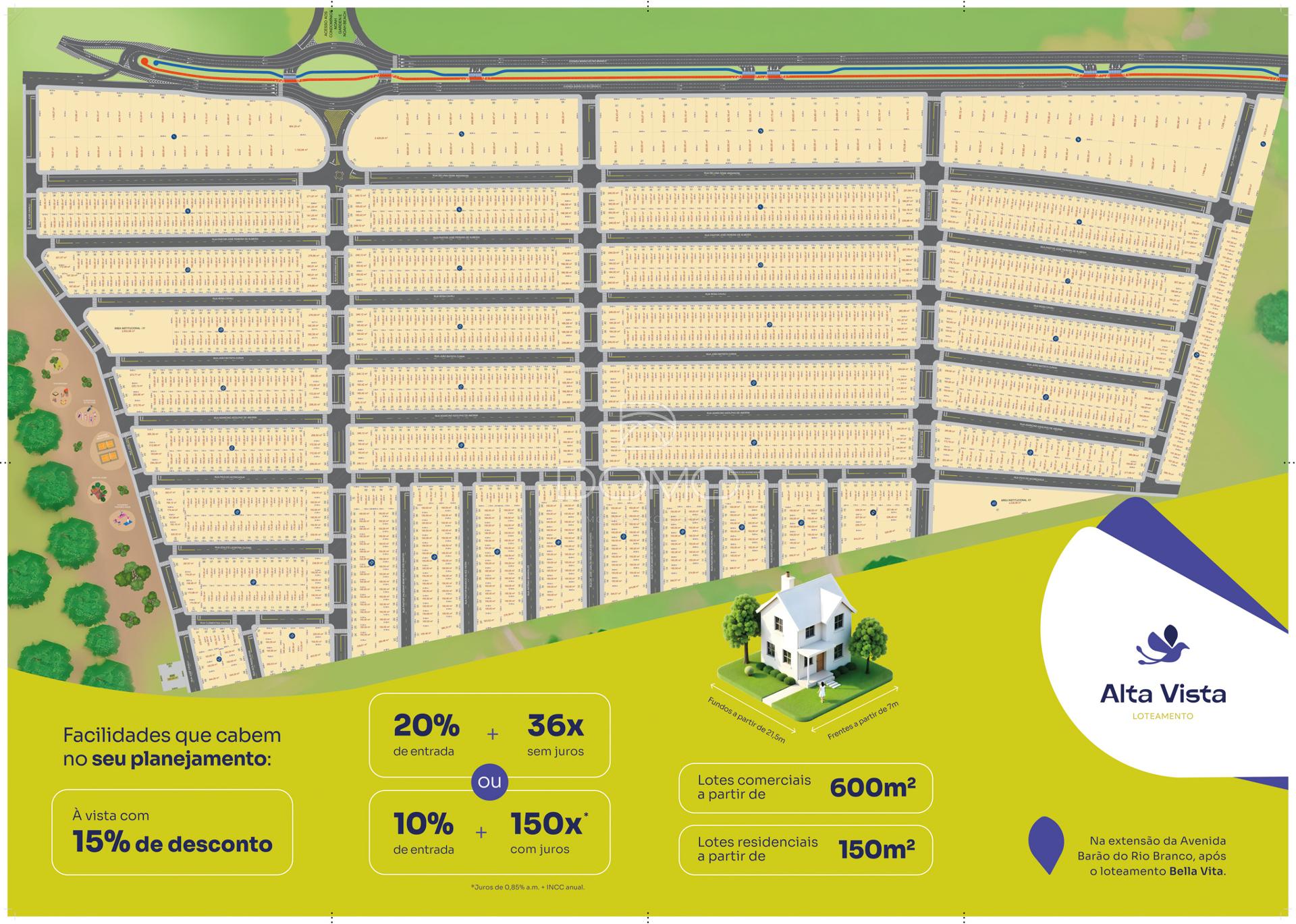 Terreno à venda com condições especiais, Loteamento Alta Vista...