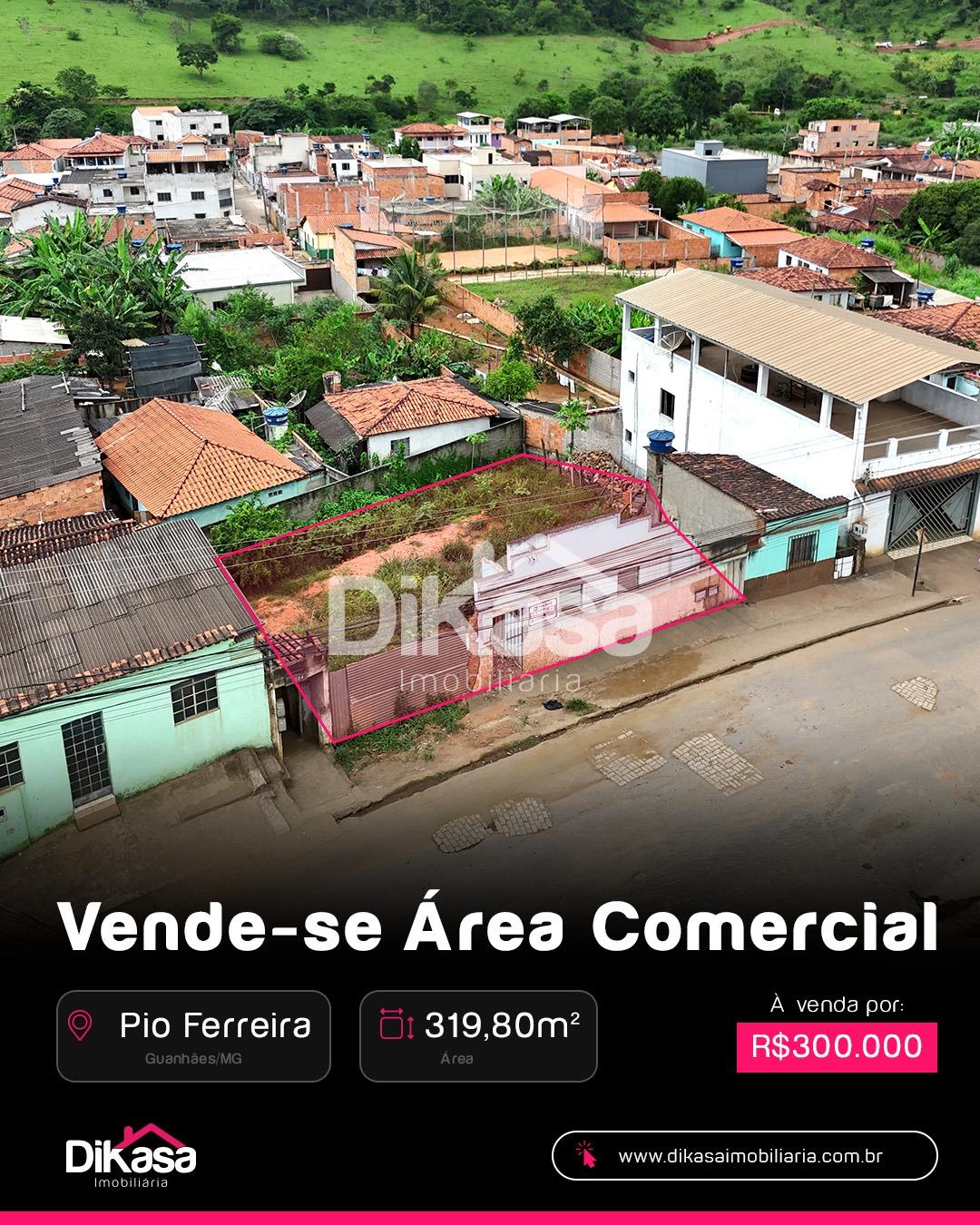 Terreno Comercial à venda, ALMAS, GUANHAES - MG