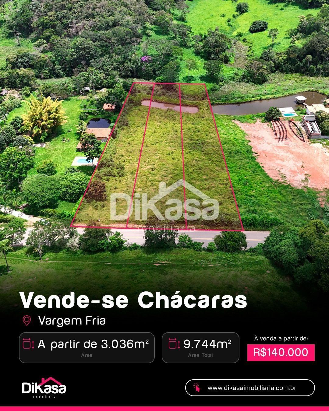 Chácara à venda, VARGEM FRIA, GUANHAES - MG