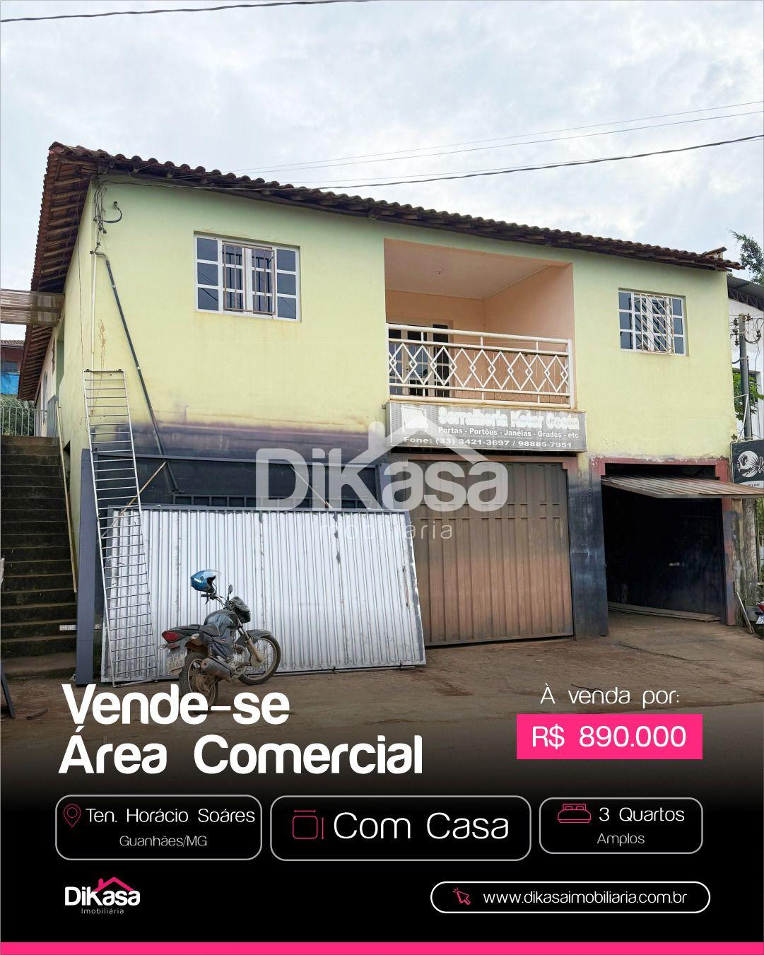 Vende se Área comercial com casa | BAIRRO NAÇÕES