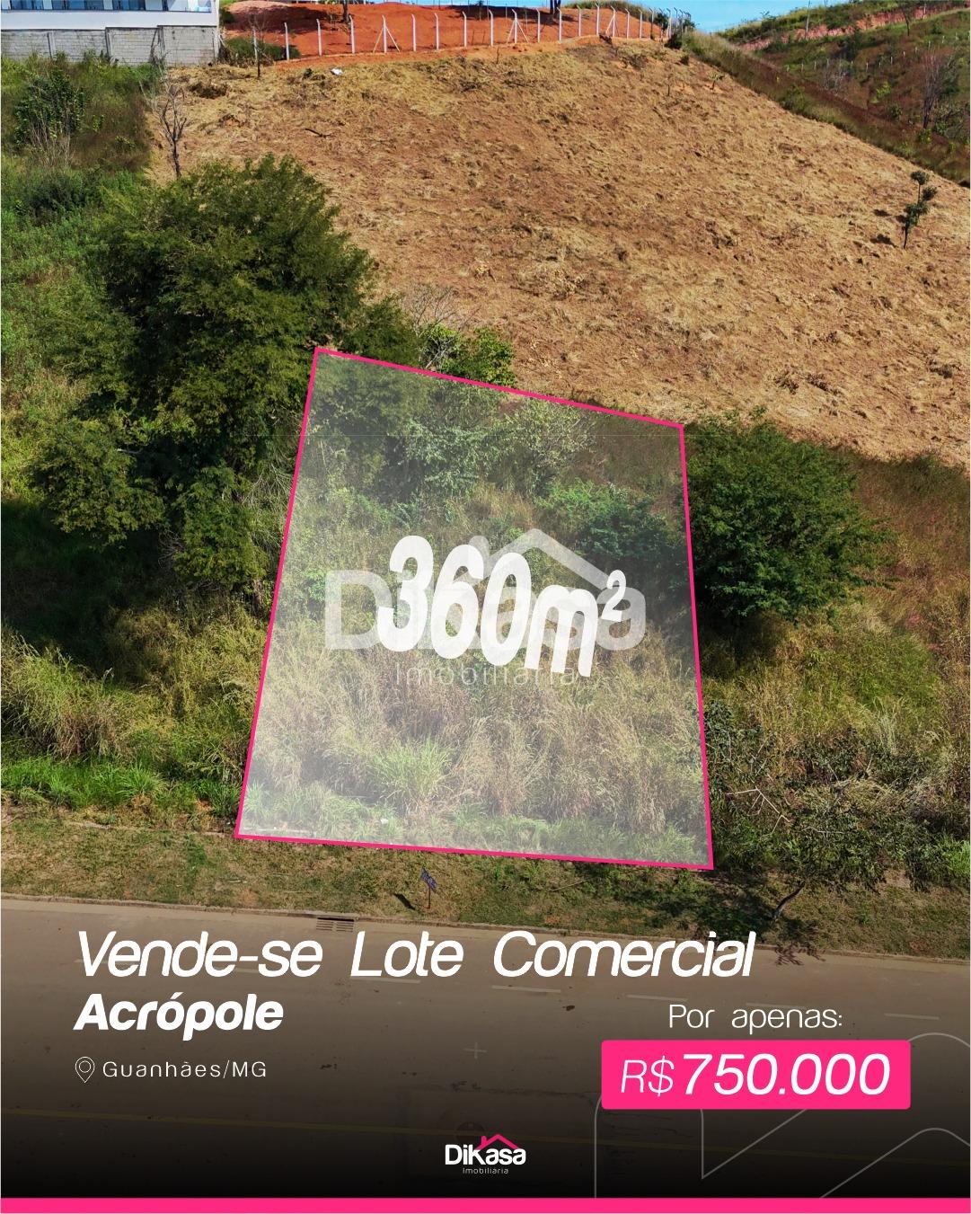 Lote à venda, ACROPOLE, GUANHAES - MG