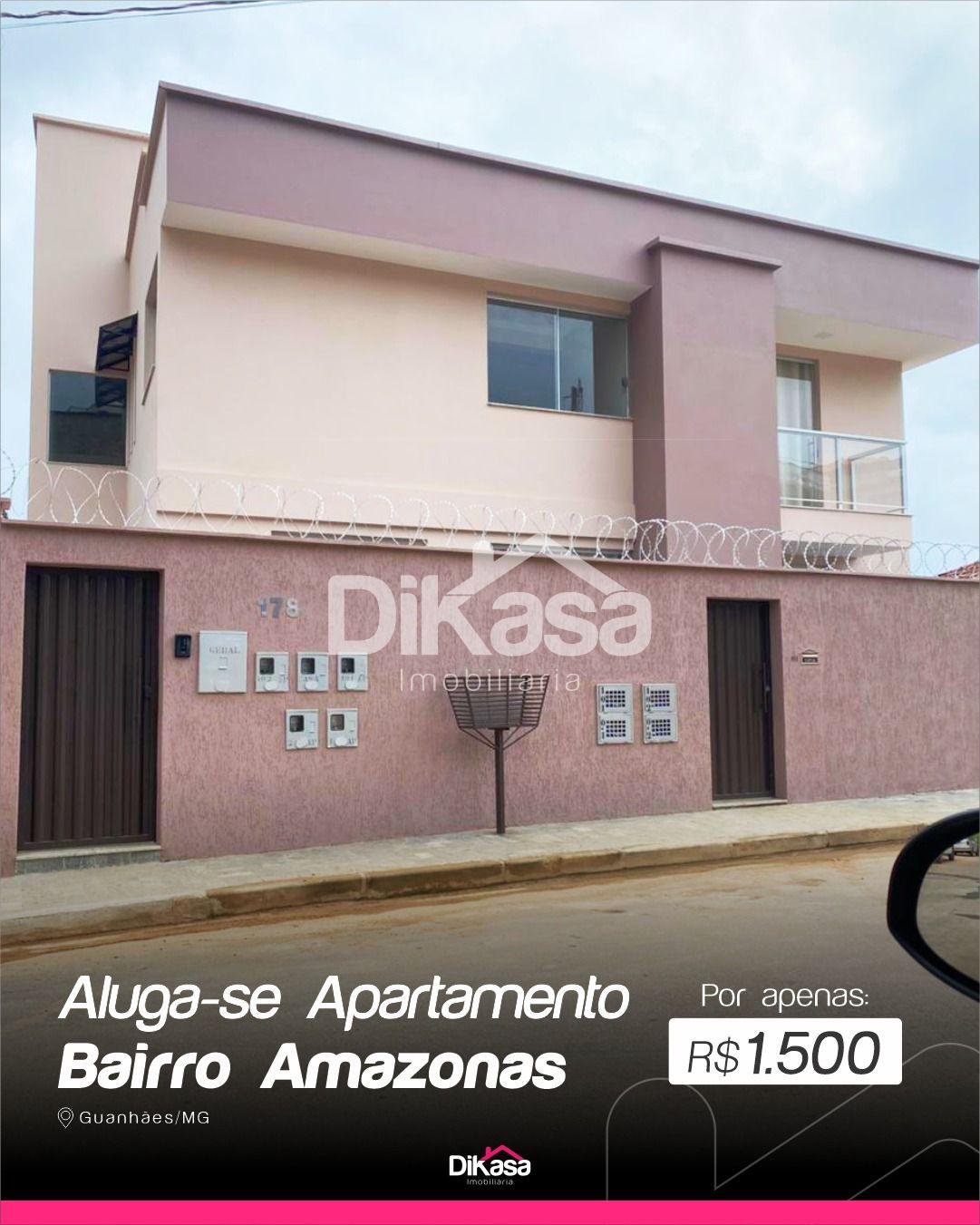 Apartamento para locação, AMAZONAS, GUANHAES - MG