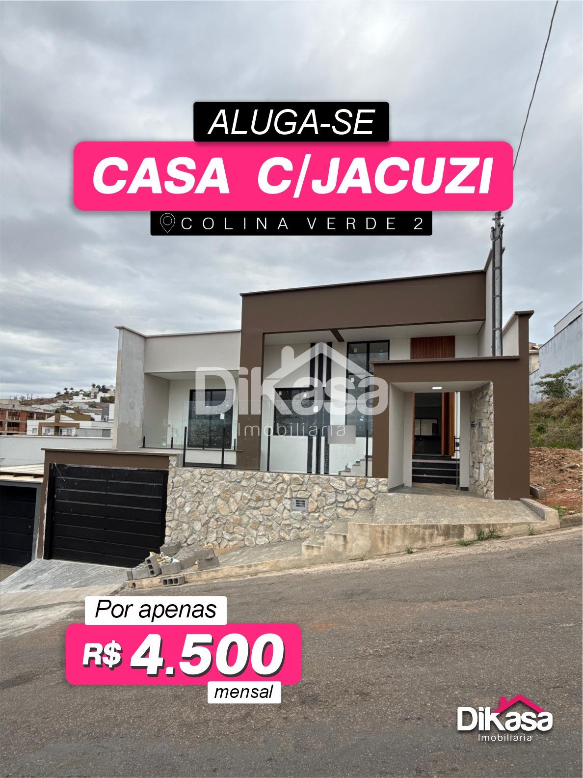 CASA DISPONIVEL LOCAÇÃO - COLINA VERDE 2