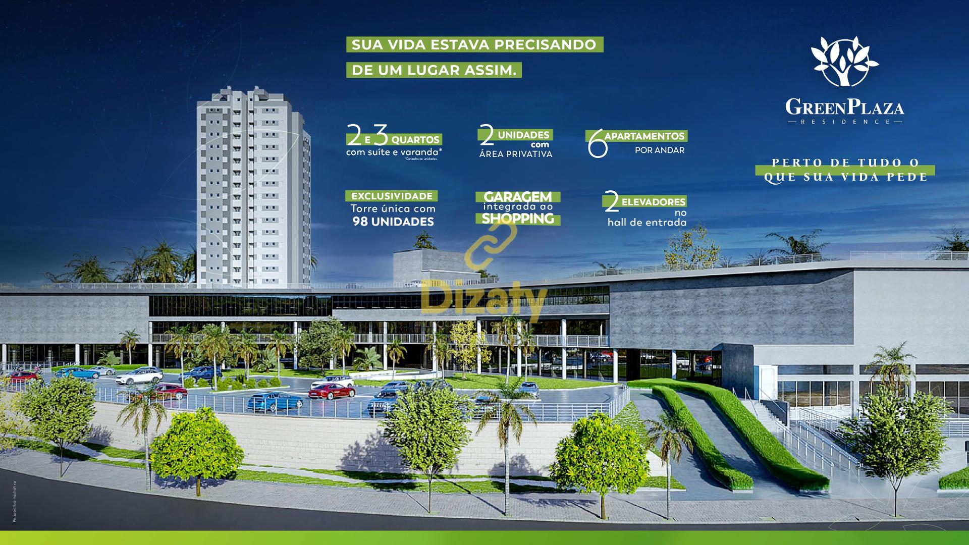 APARTAMENTOS A VENDA NO GREEN PLAZA RESIDENCE EM BELO HORIZONTE