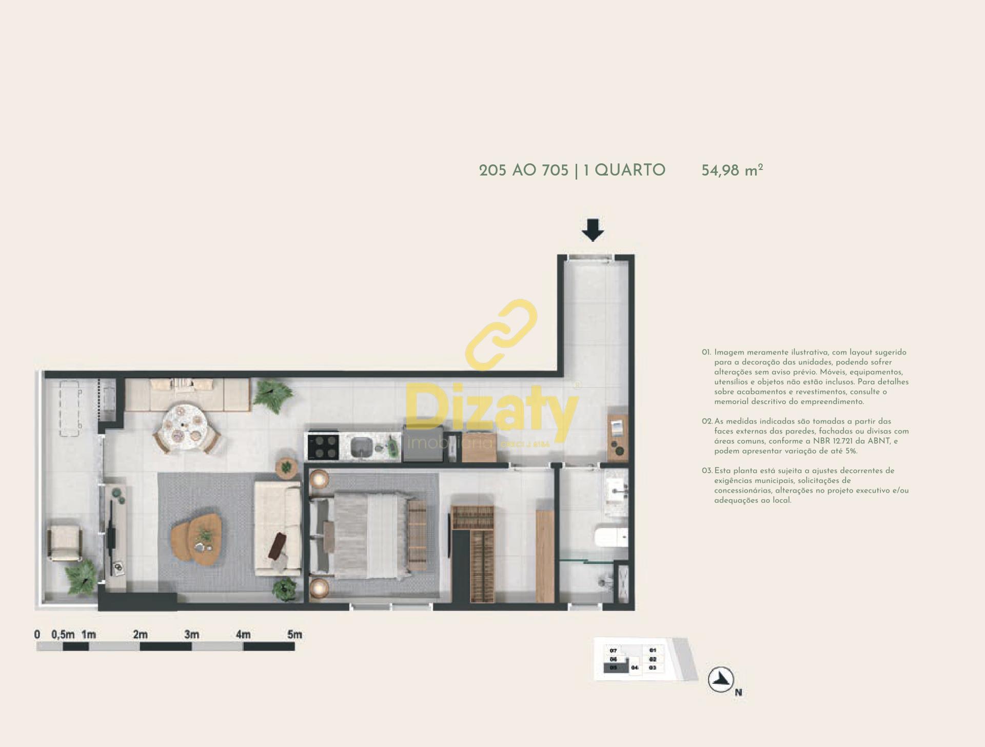 Apartamento, 1 quarto, 34 m² - Foto 38