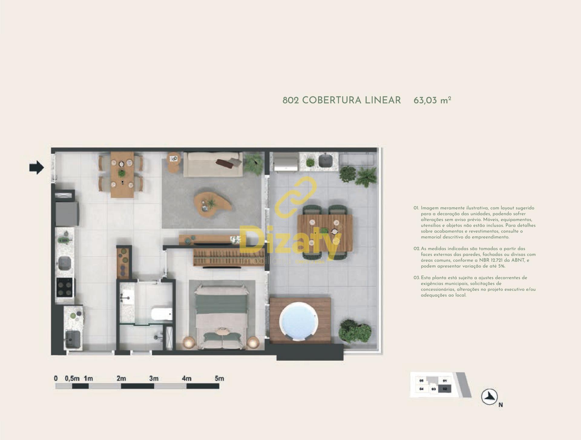 Apartamento, 1 quarto, 34 m² - Foto 42