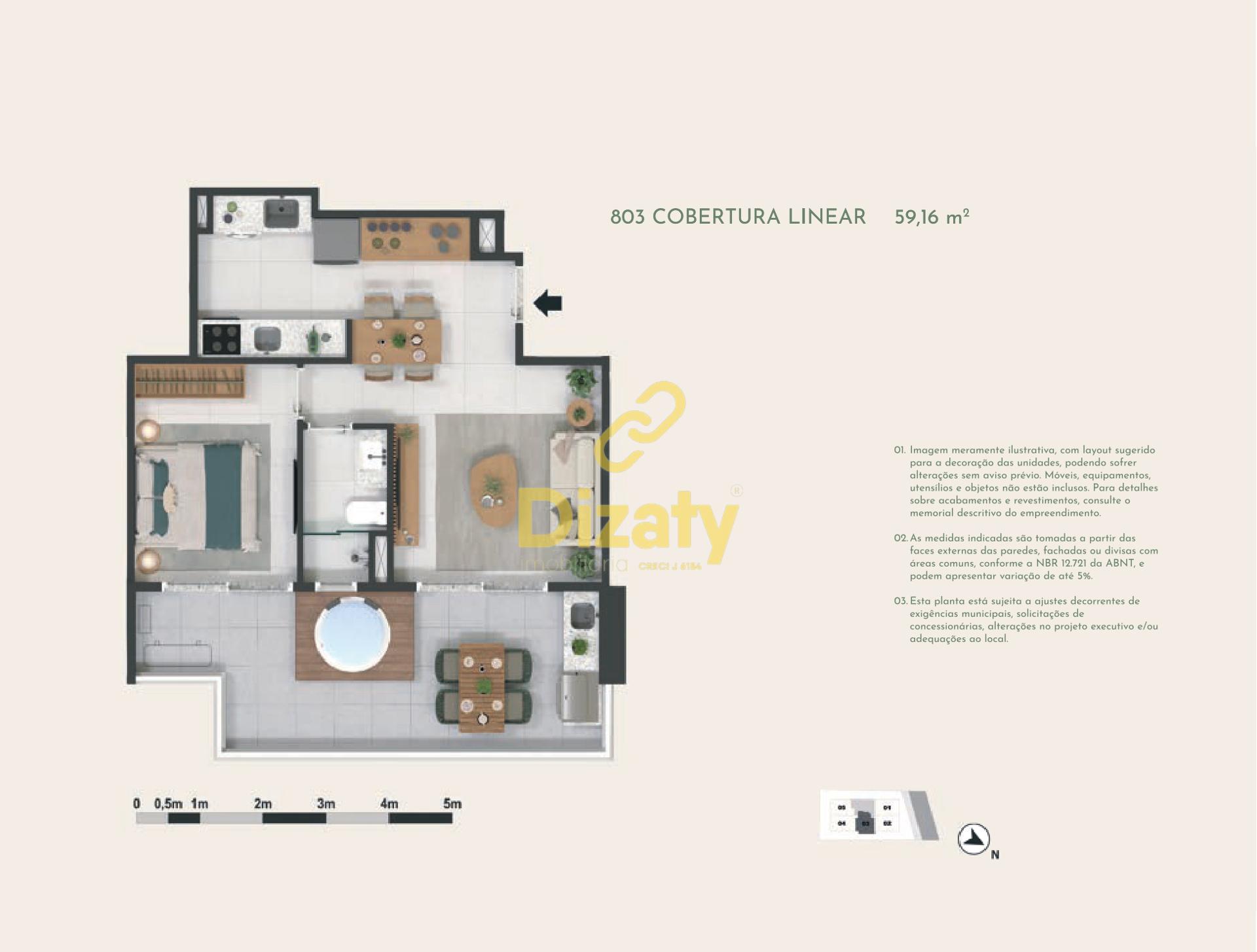 Apartamento, 1 quarto, 34 m² - Foto 43