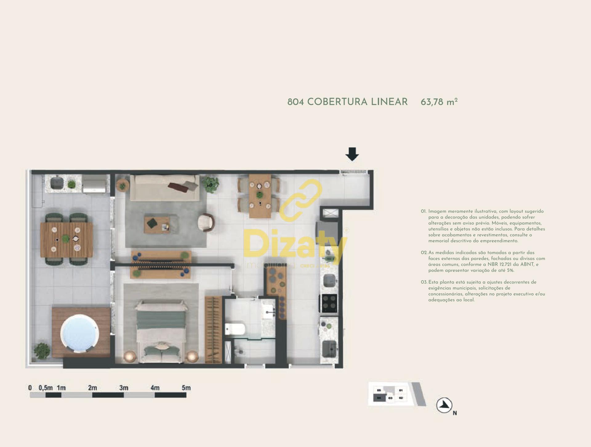 Apartamento, 1 quarto, 34 m² - Foto 44