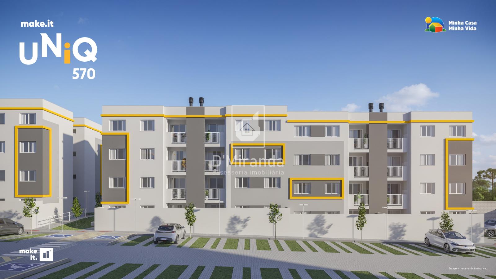 Lançamento em Pinhais, no Bairro Jardim Amélia, com 2 quartos ...