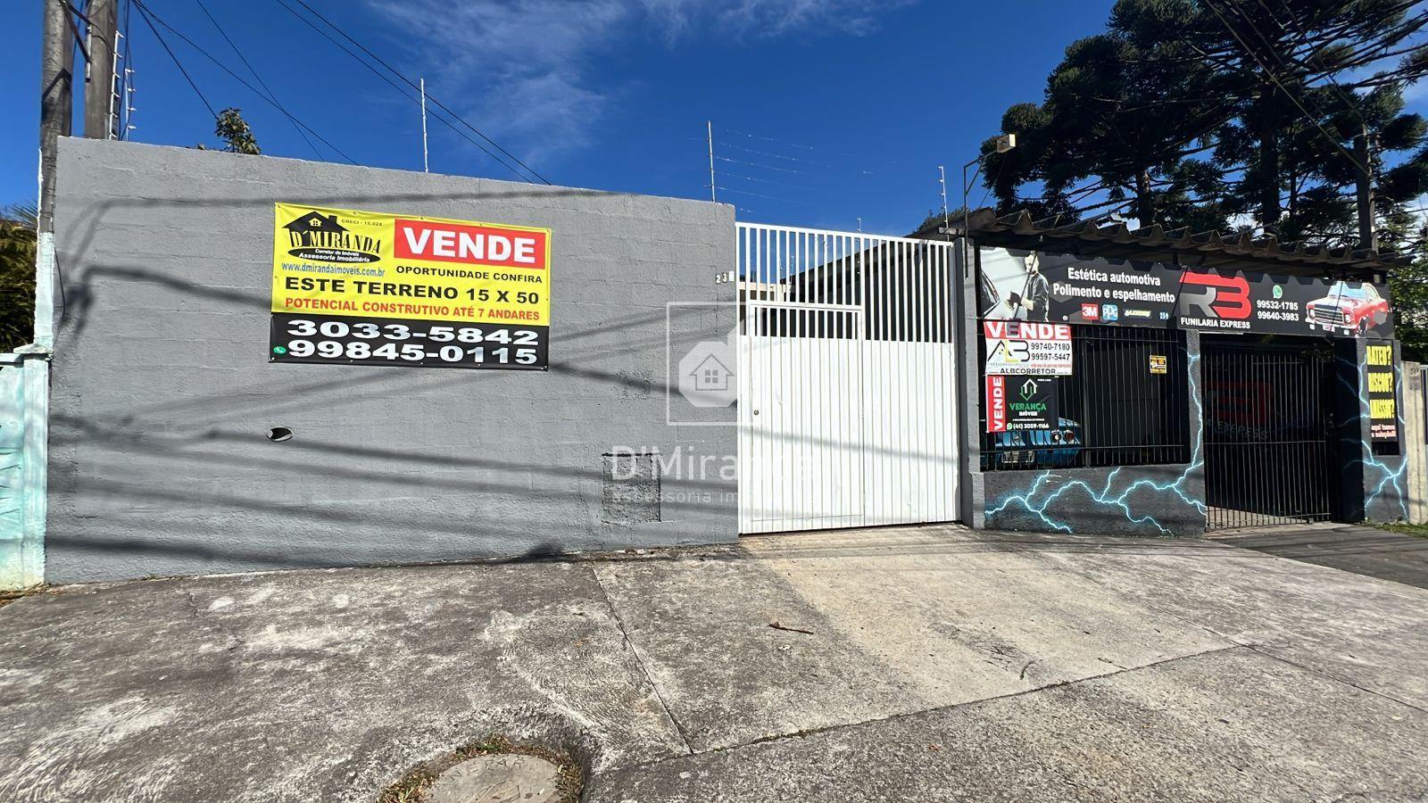 Terreno à venda com 750m  no  Centro de  PINHAIS - PR, OPORTUN...