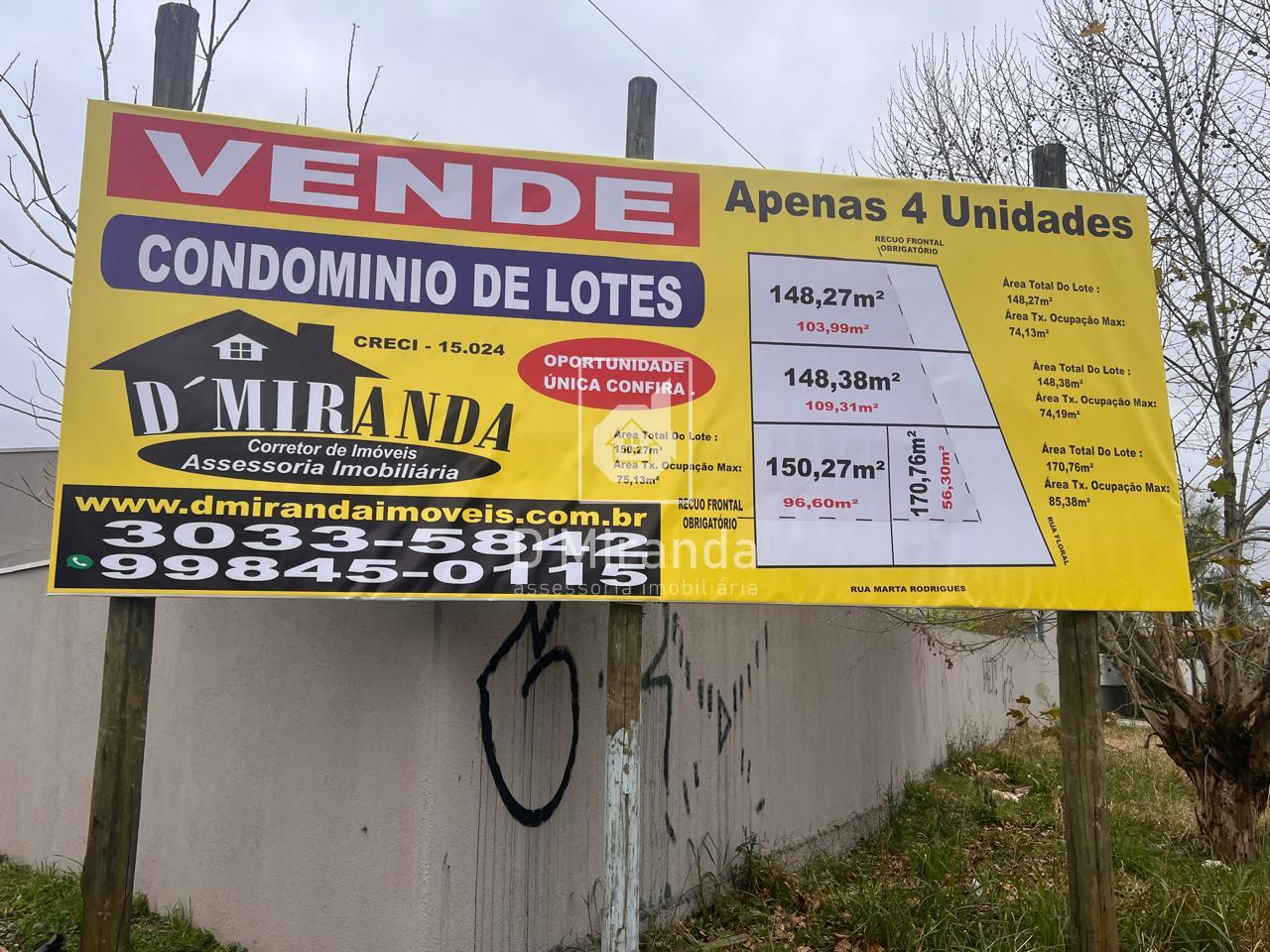 Condomínio de Lotes de 148 a 170m , no Alto Tarumã em Pinhais.