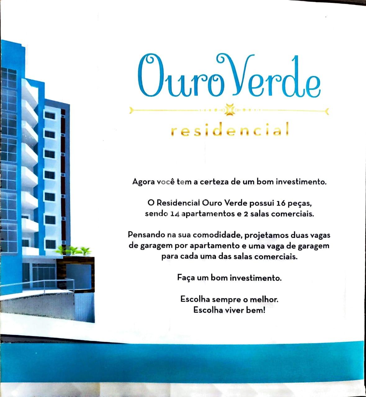 Apartamento à venda RESIDENCIAL OURO VERDE, Centro Norte, DOIS...