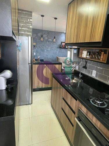 Apartamento flex carapicuíba 48m  com varanda e vaga para carr...