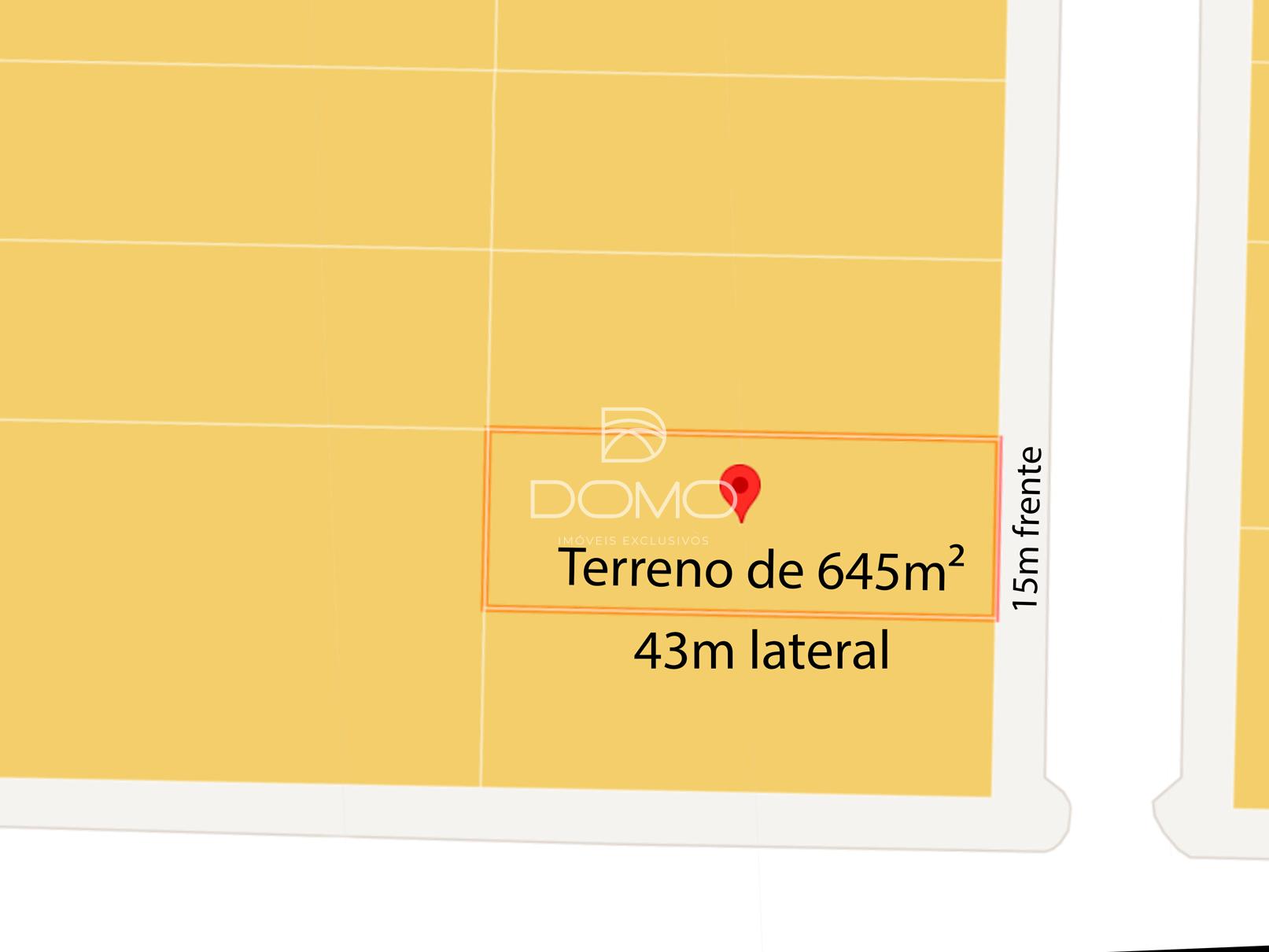 Terreno de 645m  à venda no Centro - Localização privilegiada,...