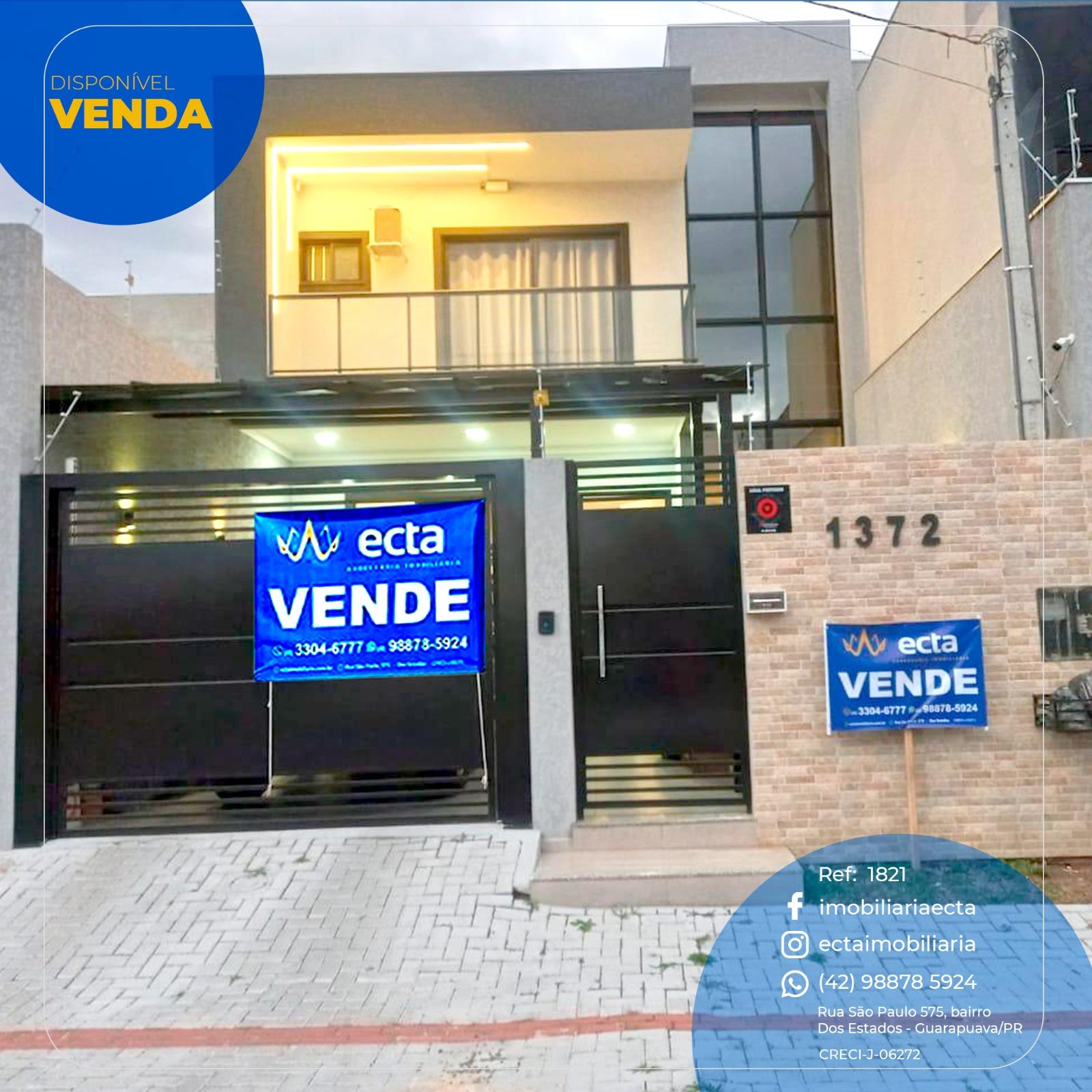 Sobrado à venda, Alto da XV, GUARAPUAVA - PR